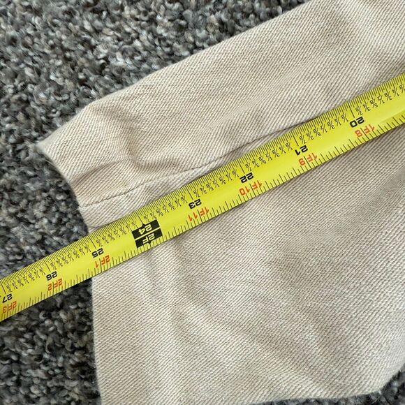 Jou Jou Tan Denim Capri Pants Straight Leg Pedal Pusher Small - Picture 7 of 7